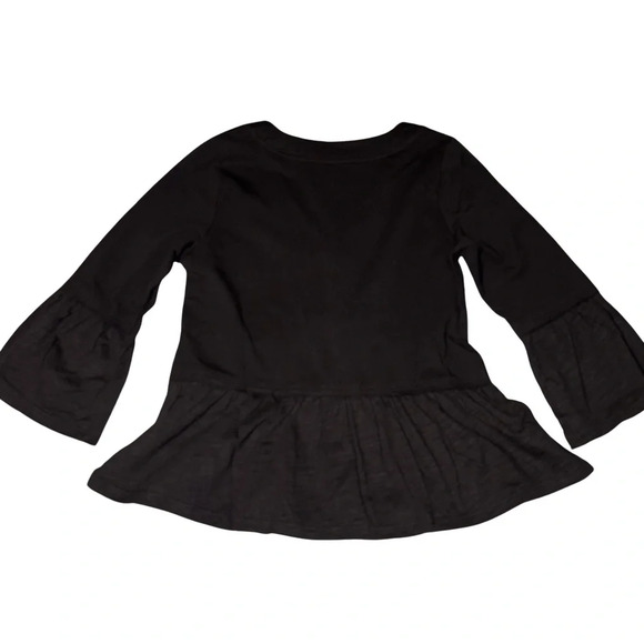 Neon Buddha Black Flared Sleeve Top - Picture 7 of 7